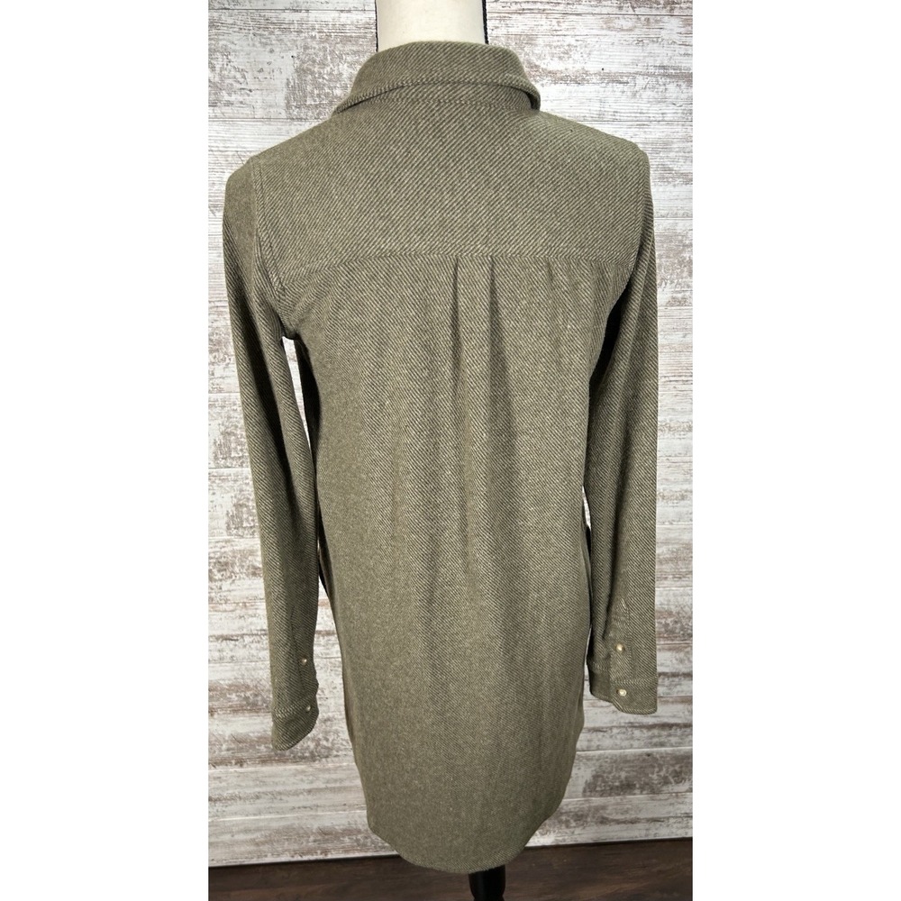 Faherty Dress Legend Sweater Dress Green Mini Minimalist Casual Size XS - Picture 4 of 5